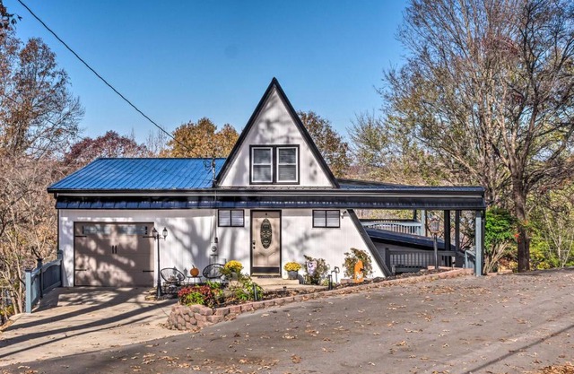 Stunning A-Frame Retreat with Spacious Deck!