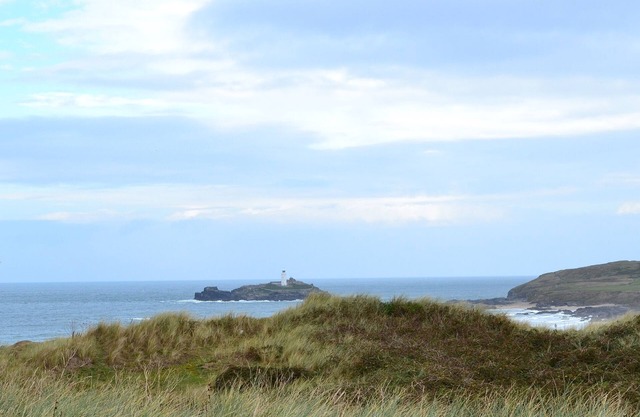 Atemberaubendes Chalet am Strand mit Blick auf den Leuchtturm - Gwithian Towans, St. Ives Bay
