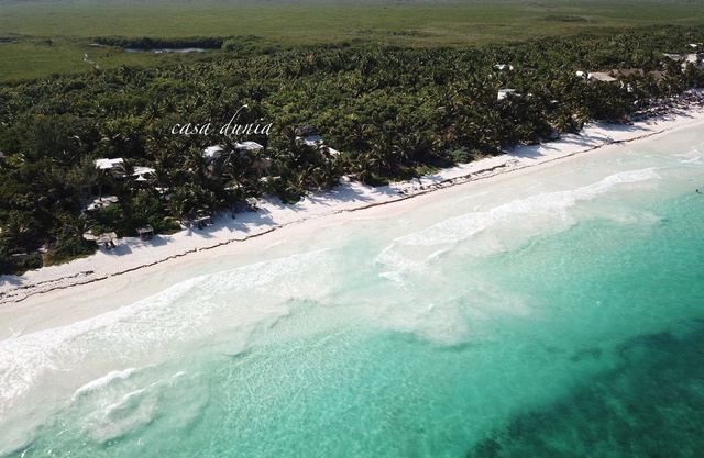 CASA DUNIA, Private Villa am Strand von Rancho San Eric am Tulum Beach