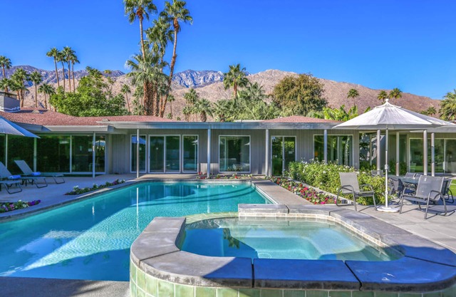 Stunning, dog-friendly home with central AC, W/D, and private pool & pool spa