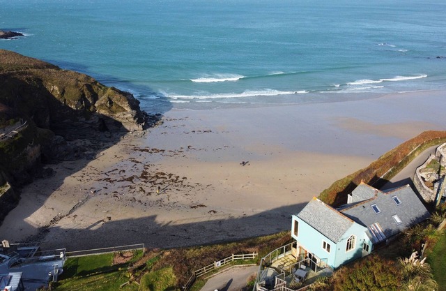 Stunning front line Beach House with incredible sea views, parking & garden