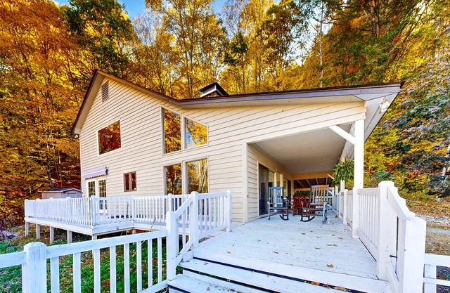 Stunning house offers serene living with breathtaking mountain and sunset views.