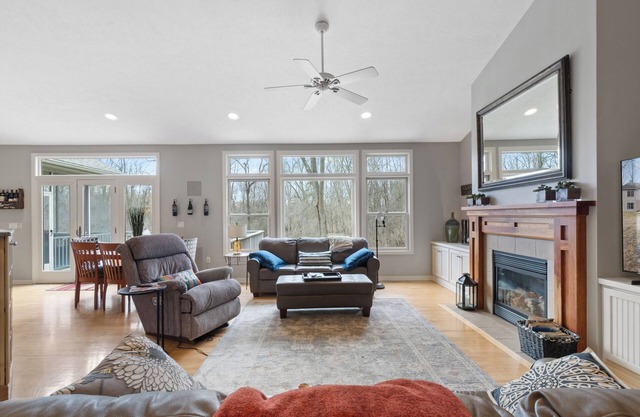 Stunning lake access home just steps from renowned Clarklake with two dock slips