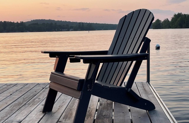 Stunning Lakefront Escape on Little Sebago - Private Dock, Kayaks, Sunset Views