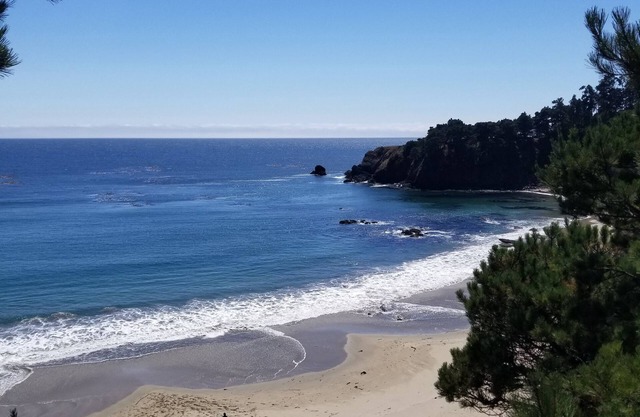 Stunning ocean views with a private stairway to the beach!