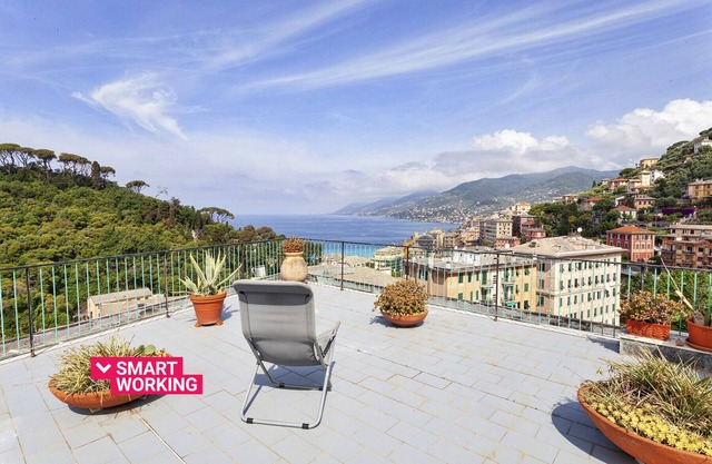 Stunning Sea View Apartment with Terrace in Camogli by Wonderful Italy