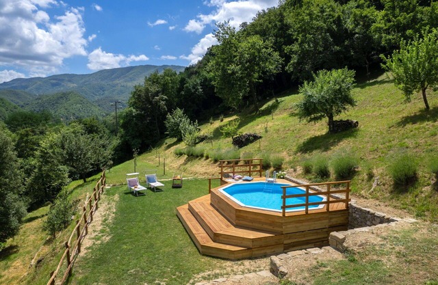 Stunning villa for 6 people with private pool, WIFI, TV, balcony, panoramic view and parking