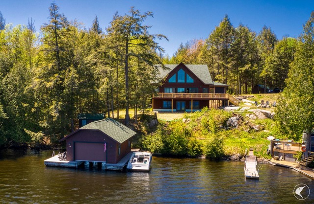 Stunning Waterfront on Upper Saranac (AC in most bedrooms!)