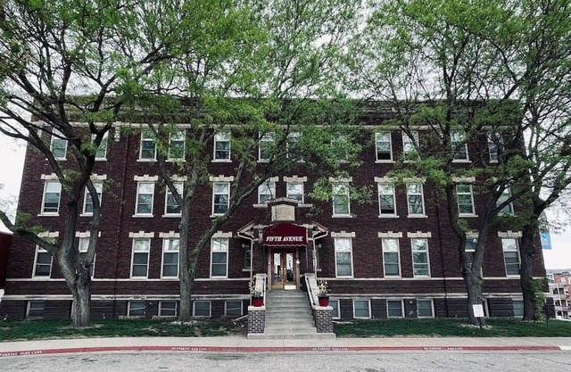 Stylish 4th floor apartment with a private elevator located in Midtown Omaha.