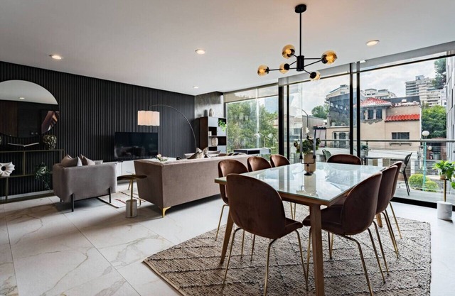 Stylish Apartment with Views of Lincoln Park in Exclusive Polanco Area