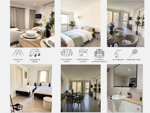 Stylish Apartment In Wimbledon - Free Underground Parking - Sleeps 5