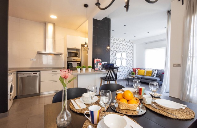 Stilvolles Penthouse im Zentrum von Valencia.