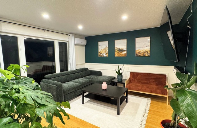 Stylish basement bedrooms