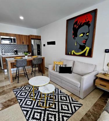 Stylish Condo with Roof top Ocean views near Mamitas Beach and 5th AVE