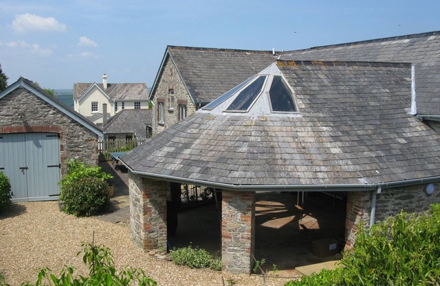 Stilvolle Ferienscheune an Stränden und Küste oberhalb der Salcombe-Mündung