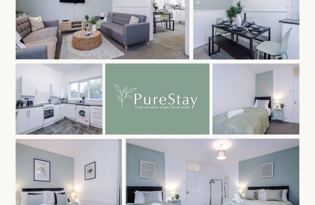 Stylish House in Manchester Sleeps7|Wi-Fi Parking