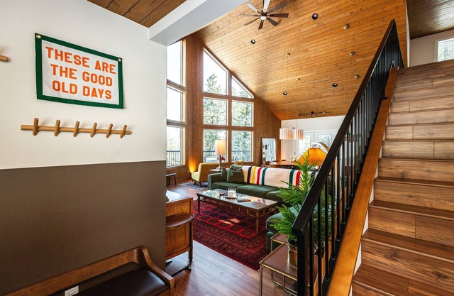 Step into a time warp in this meticulously designed 70s and 80s themed cabin in Cle Elum