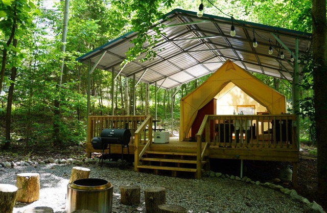 Spacious Campsite with Center Hill Lake access