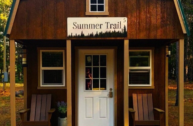 Summer Trail Cabin 5 - Restrooms and Showers are only a short walk away.