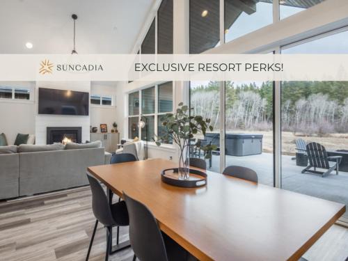 Suncadia 2 Bdrm Cabin with Private Hot tub on the Meadow