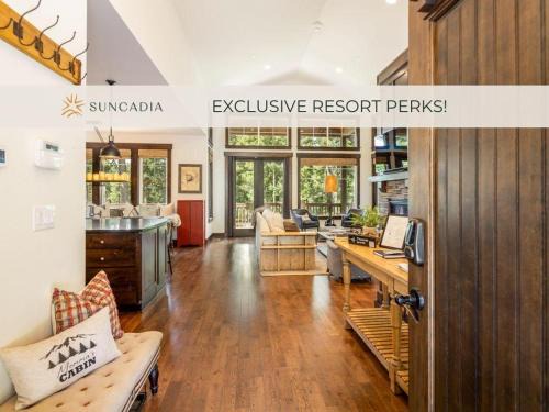 Suncadia 3 Bdrm Golf View Home with Private Sauna