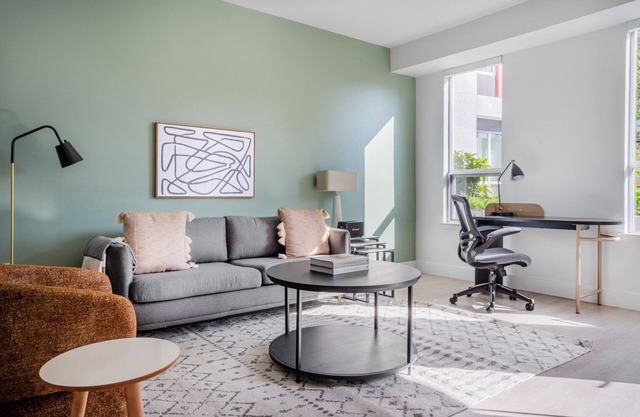 Sunlit Redwood City 1BR w/ Lounge, Gym & W/D, nr Caltrain, by Blueground