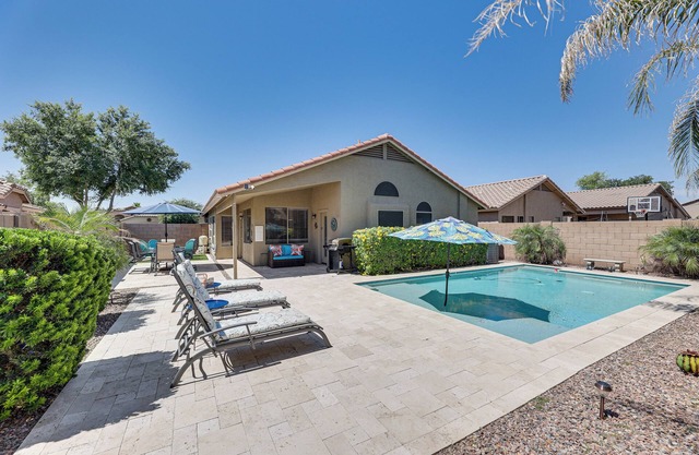Sunny Maricopa Getaway w/ Private Pool + Fire Pit!