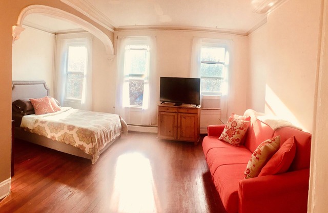 Sonniges, geräumiges Apartment mit durchgehender Etage - Innenstadt von Jersey City - JCretreat