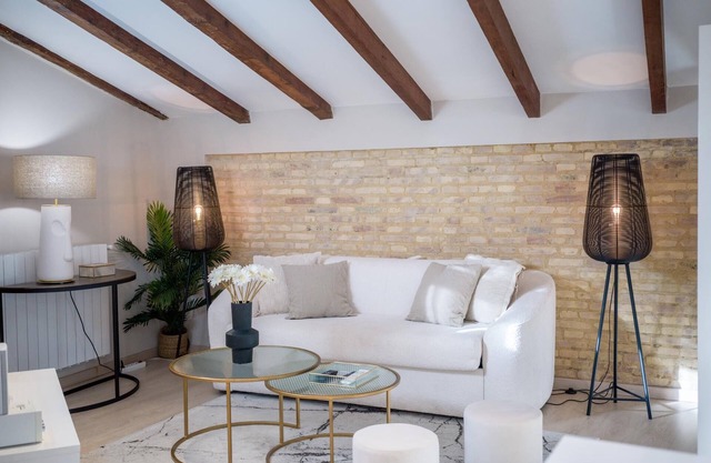 Sonniges Studio Loft, 2 bis 4 Personen Terrasse in der Innenstadt von Valencia