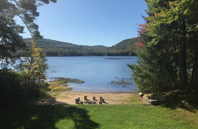 Sunny Waterfront House on Big Pea Pond w/ Private Sandy Beach