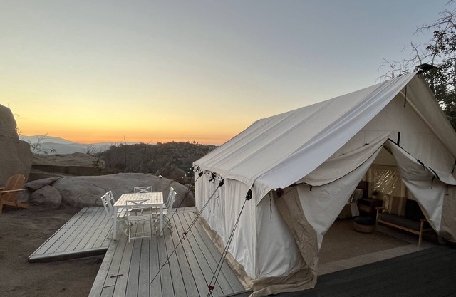Glamping with Sunrise Views over Mt. Palomar