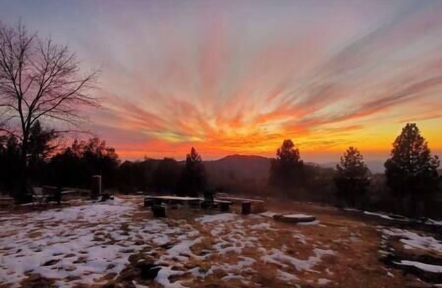Sunset & City lights Kings Canyon & Sequoia