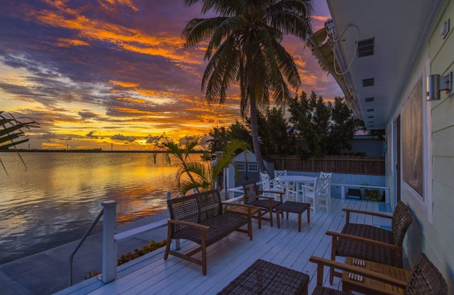 Sunset Harmony, your oceanfront Key West Home on Saddlebunch Key