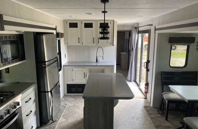 Sunset Park Model home. Waterfront property with private beach and boat launch