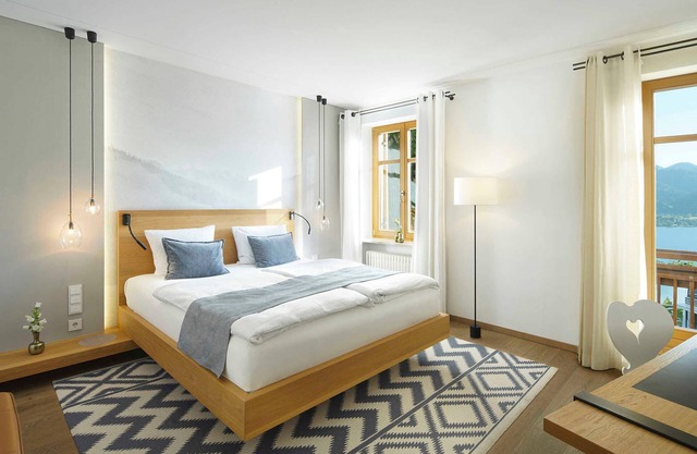 Superior Doppelzimmer Seeblick - Hotel DAS TEGERNSEE