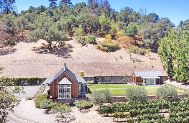 Sweeping views of vineyards and mountains in Napa Valley