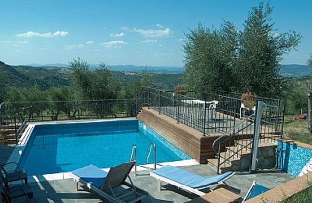 Schwimmbad in einem erholsamen und UNBERÜHRTE AGRITURISMO MAREMMA-VAL D ORCIA AREA