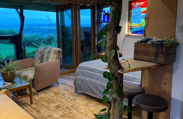 Swiss valley retreat cabin , hot tub and therapies