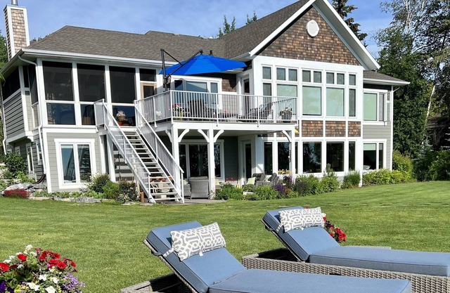Sylvan Lake - Lake front executive home with lake access and private dock.