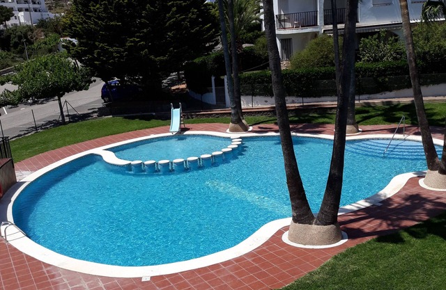 T3 Wohnung mit Pool und schönen privaten Solarium in Péniscola Costa Azahar