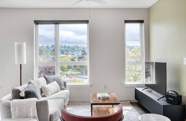 Tasteful Ballard 2BR w/ BBQ, Lounge & W/D, onsite retail, by Blueground