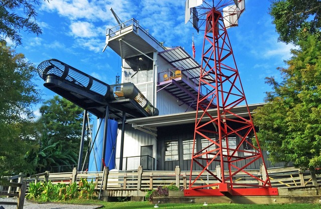 Tensas Tower auf dem Teche | Downtown New Iberia