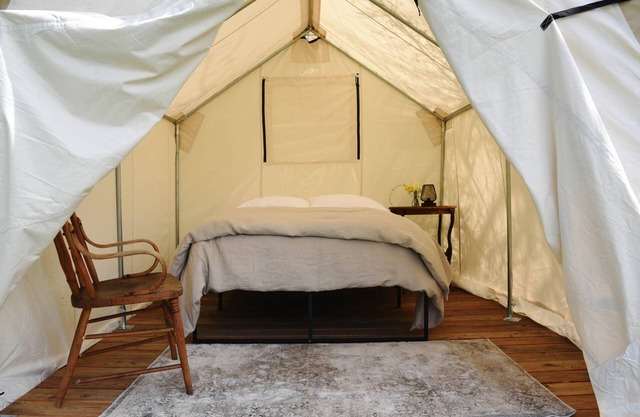 Tent Platform 3 | Pond View Glamping Tent
