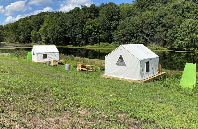Tentrr Signature Site - Lakeside Tents in Historic Orchard