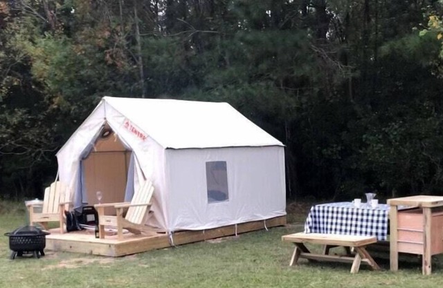 Tentrr State Park Site - Louisiana Fontainebleau State Park - Teepee Field C -