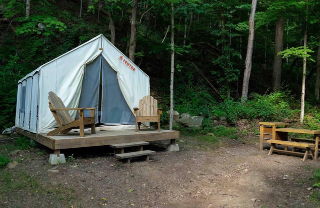 Tentrr State Park Site - WV Hawk's Nest State Park - Site D - Single Camp