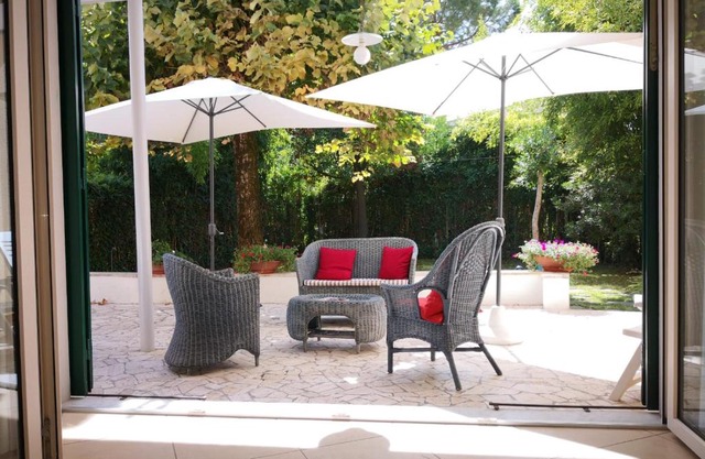Terrazza,giardino al mare