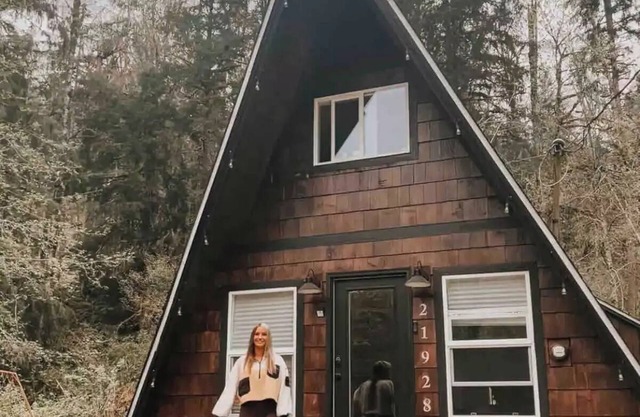 That PNW Cabin, a Photographers creekside A-Frame