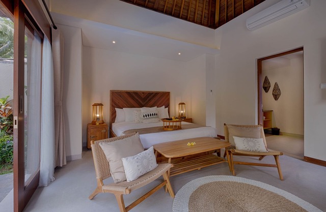 Das kunstvolle Leben in einer Villa mit zwei Schlafzimmern und privatem Pool in Ubud