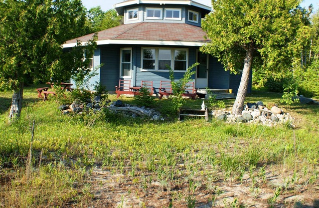 Das Strandhaus von Saint Ignace